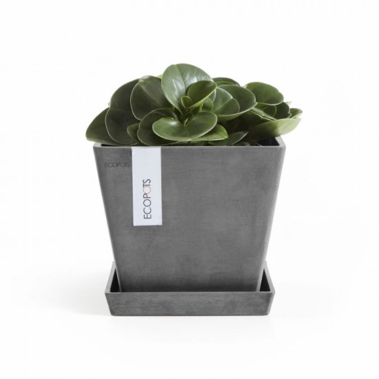 Saucer square 18 Grey Square saucers Saucer square 18 Grey Square saucers