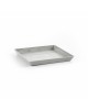 Saucer square 28 White Grey Square saucers 