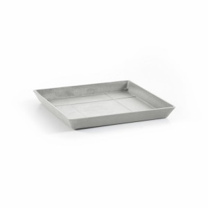 Saucer square 30 White Grey