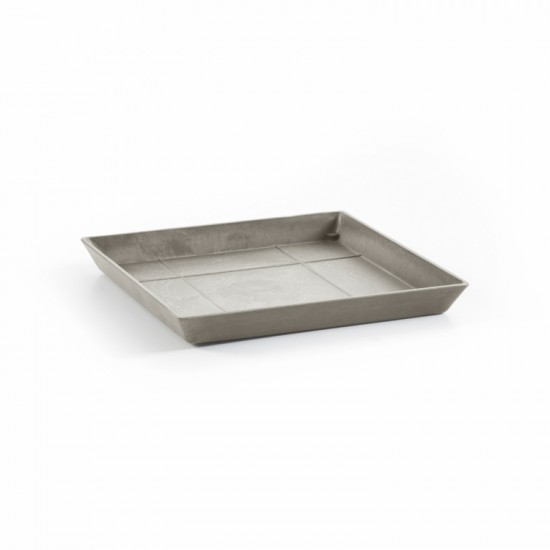 Saucer square 36 Taupe Square saucers 