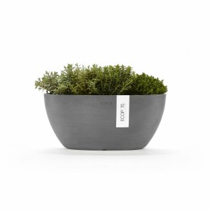 Oval pot Sofia 30 Grey