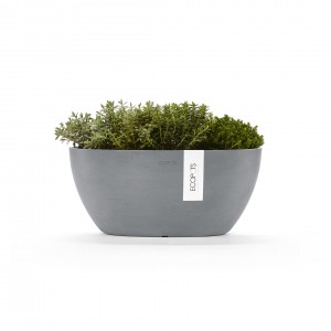 Oval pot Sofia 30 Blue Grey
