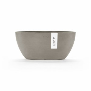 Oval pot Sofia 30 Taupe