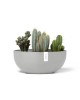 Oval pot Sofia Big 43 White Grey Sofia big pot Oval pot Sofia Big 43 White Grey Sofia big pot