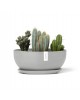 Oval pot Sofia Big 43 White Grey Sofia big pot Oval pot Sofia Big 43 White Grey Sofia big pot