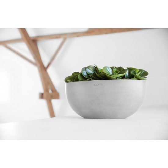 Oval pot Sofia Big 43 White Grey Sofia big pot Oval pot Sofia Big 43 White Grey Sofia big pot