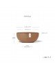Oval pot Sofia Big 43 Terracotta Sofia big pot Oval pot Sofia Big 43 Terracotta Sofia big pot