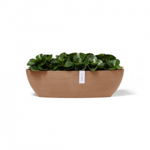 Oval pot Sofia Long 56 Terracotta