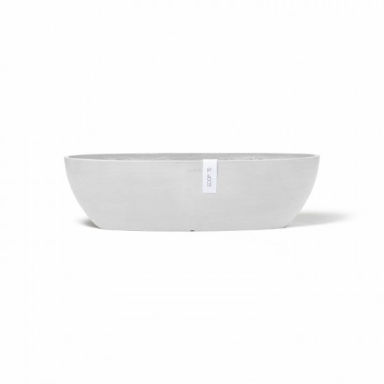 Oval pot Sofia Long 56 Pure White Sofia long pot