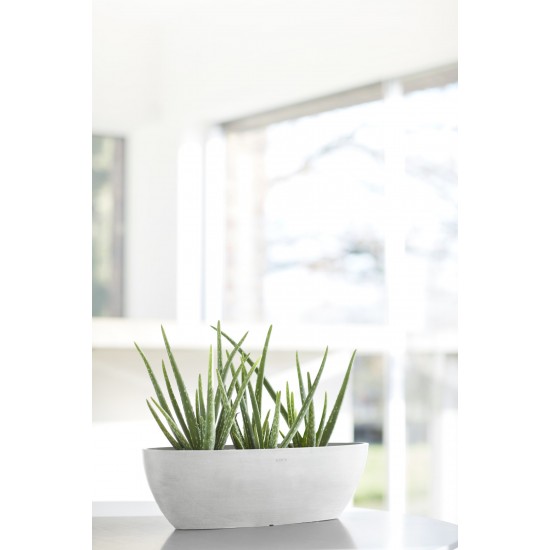 Oval pot Sofia Long 56 Pure White Sofia long pot Oval pot Sofia Long 56 Pure White Sofia long pot