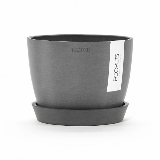 Stockholm round small pot Grey Stockholm pot