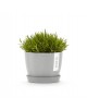 Stockholm 16 round small pot White Grey Stockholm pot Stockholm 16 round small pot White Grey Stockholm pot