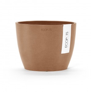 Stockholm 16 round small pot Terracotta