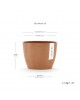 Stockholm 16 round small pot Terracotta Stockholm pot Stockholm 16 round small pot Terracotta Stockholm pot