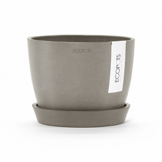 Stockholm round small pot Taupe Stockholm pot