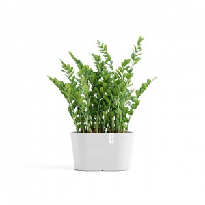 Oval pot Tokyo 30 Pure White