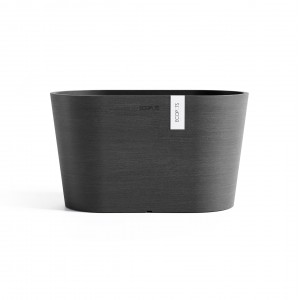 Oval pot Tokyo 30 Dark Grey