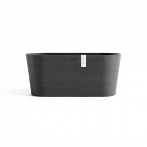 Oval pot Tokyo 40 Dark Grey