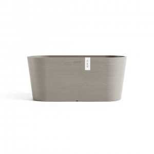 Oval pot Tokyo 40 Taupe