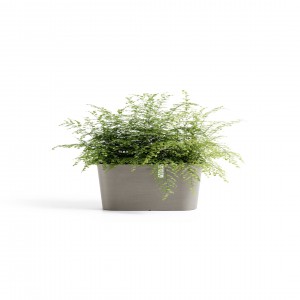 Oval pot Tokyo 40 Taupe