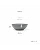 Vienna round pot 50 Grey Round pots Vienna round pot 50 Grey Round pots