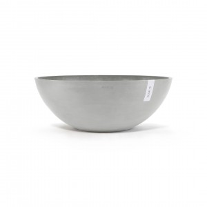 Vienna round pot 70 White Grey