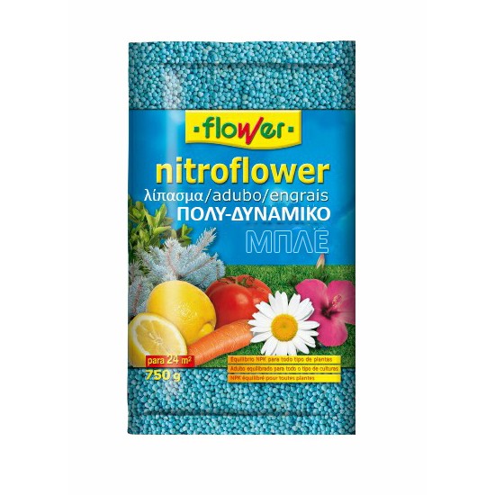 "Nitrofower" blue granular fertilizer 750g Granular fertilizers