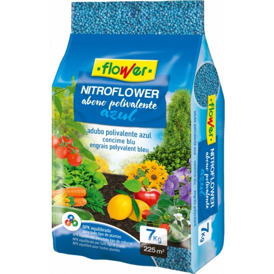 "Nitrofower" blue granular fertilizer 7kg Granular fertilizers