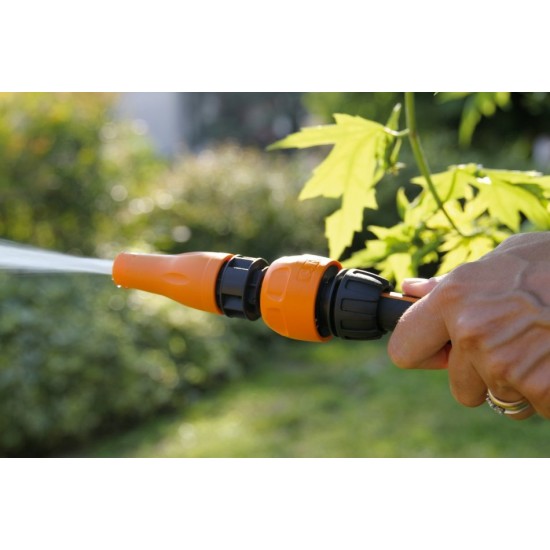 Watering nozzle set with stop connector Watering guns