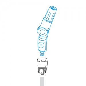 Watering efgonomic nozzle 3 Jet