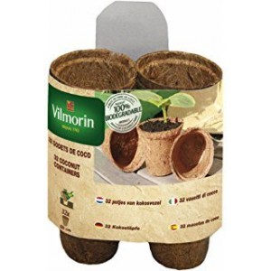 Coconut sowing seeds cups 8cm