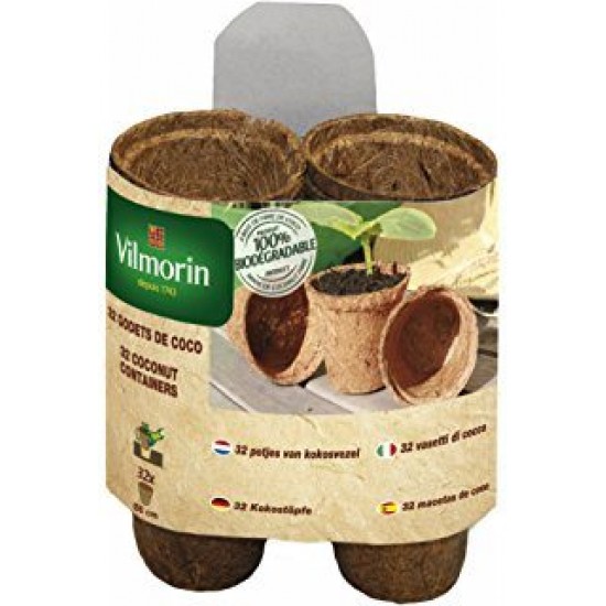 Coconut sowing seeds cups 8cm Planting accessories