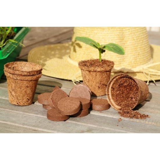 Cups & coconut pastilles set Planting accessories Cups & coconut pastilles set Planting accessories