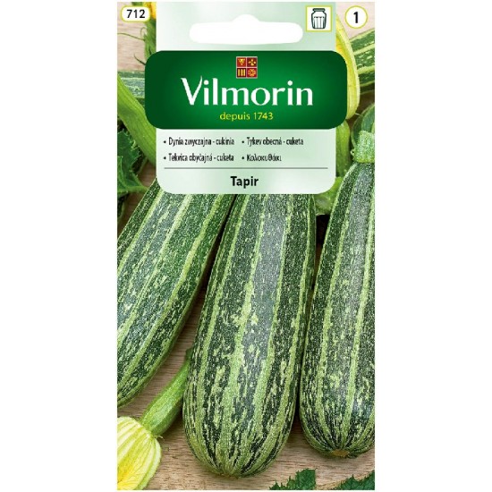 Zucchini tapir 712 Vegetable seeds Zucchini tapir 712 Vegetable seeds