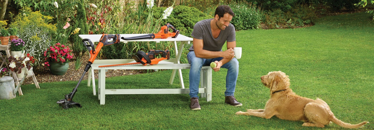 Black+Decker cordless outdoor tools